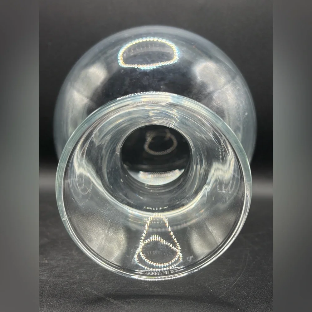 Tiffany & Co. Clear Glass Carafe Vase Decanter Bottle Vessel Pourer Home Decor